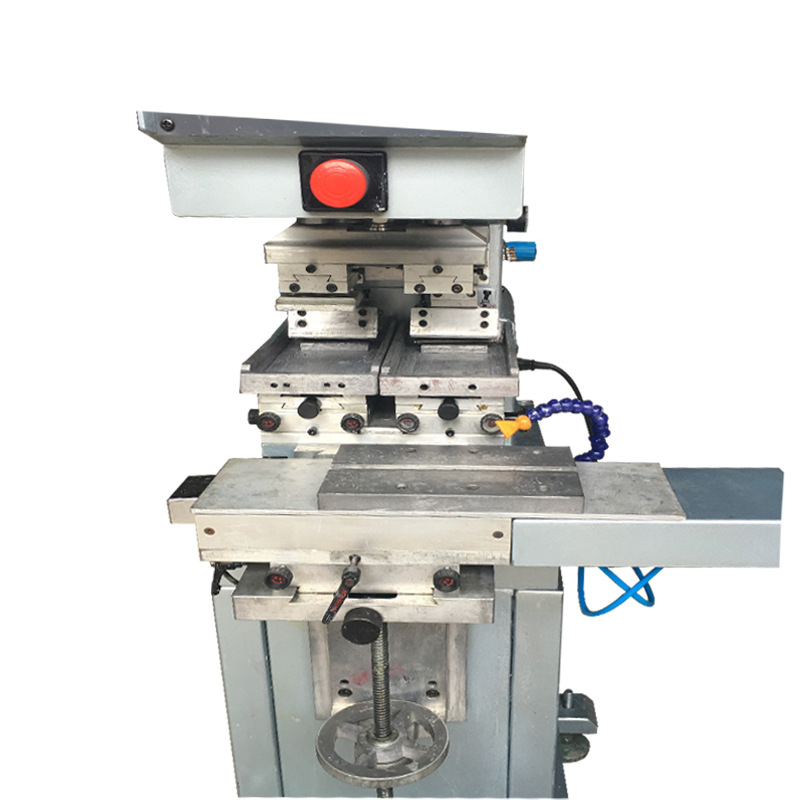 荣龙4*6双色穿梭移印机 小型气动移印机双色油墨印刷机文具移印机