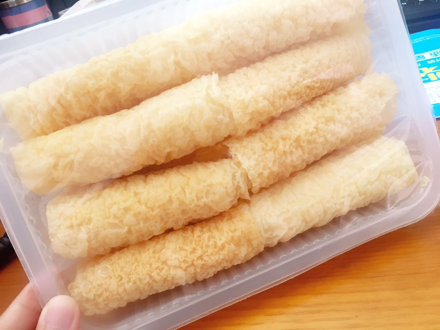 炸腐皮 香港黄金卷 响铃卷 响之卷 油炸豆腐皮 火锅食材180g/盒