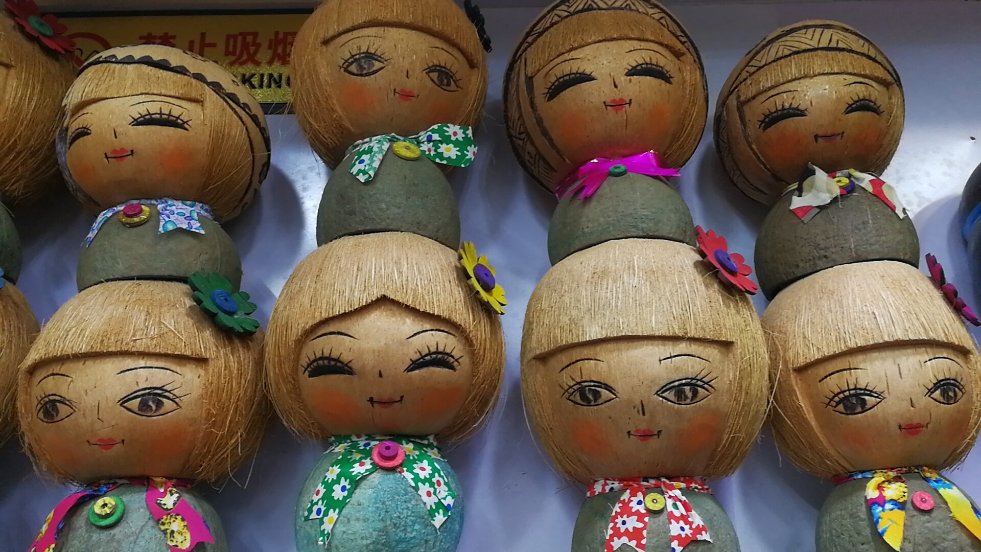 海南椰雕椰壳椰妹酒店礼品摆件装饰品景点工艺品 礼品