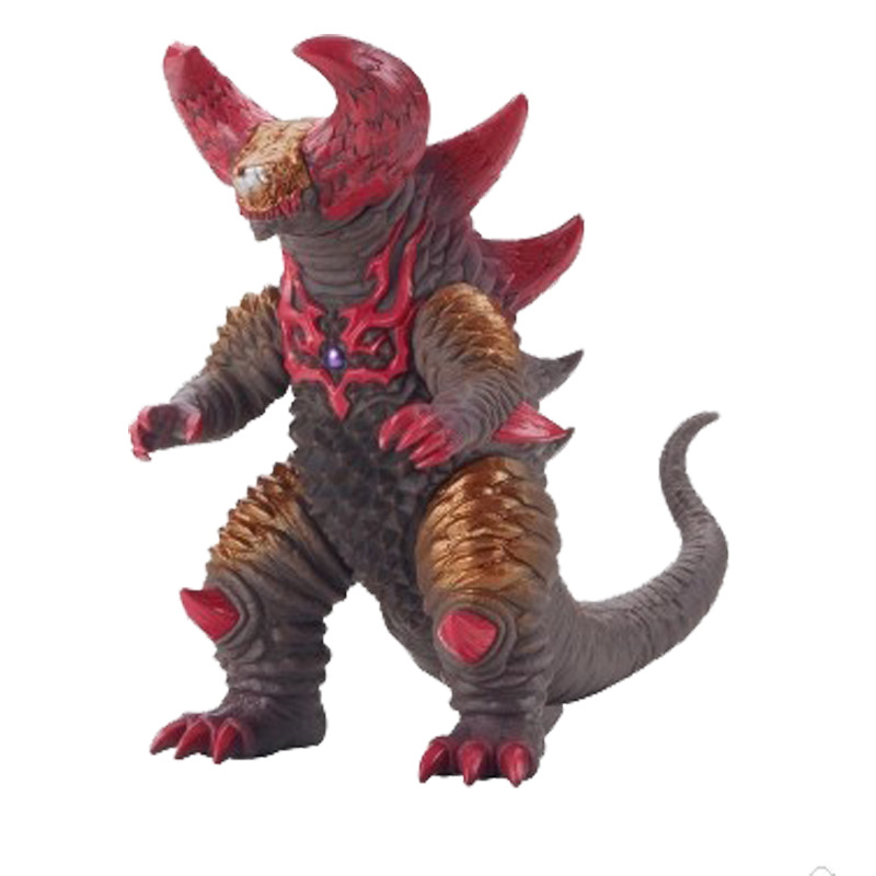 大怪兽软胶骷髅哥莫拉终极贝利亚奇美拉贝洛斯大号机器人玩具