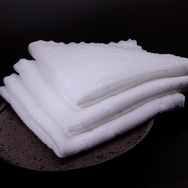 酒店一次性湿毛巾 细纤维单片湿巾 湿毛巾logo定制 饭店湿毛巾