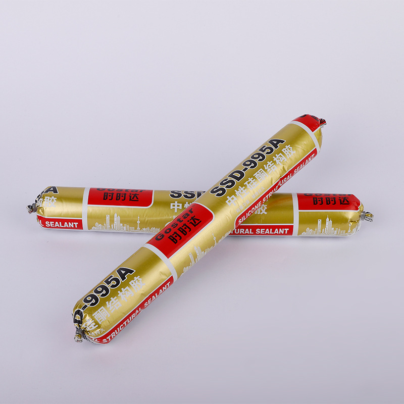 厂家批发中性995硅酮结构胶耐候胶黑色白色透明防水密封粘接
