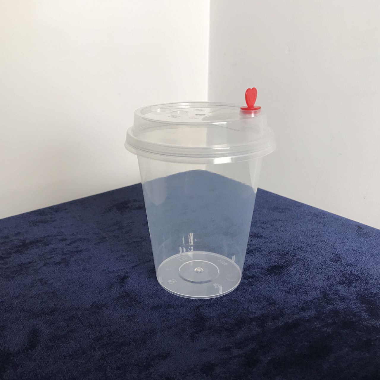 90高光透加厚一次性奶茶杯pp注塑杯果汁杯 360ml不含盖