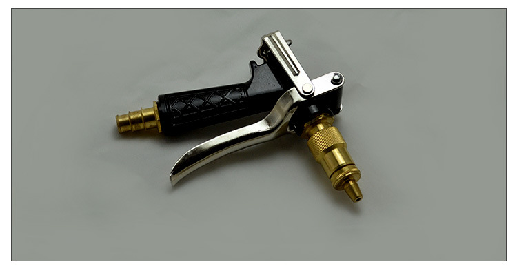 喷雾器高压水枪 双接家用汽车清洗喷枪 园林浇花草喷雾枪 铜枪头