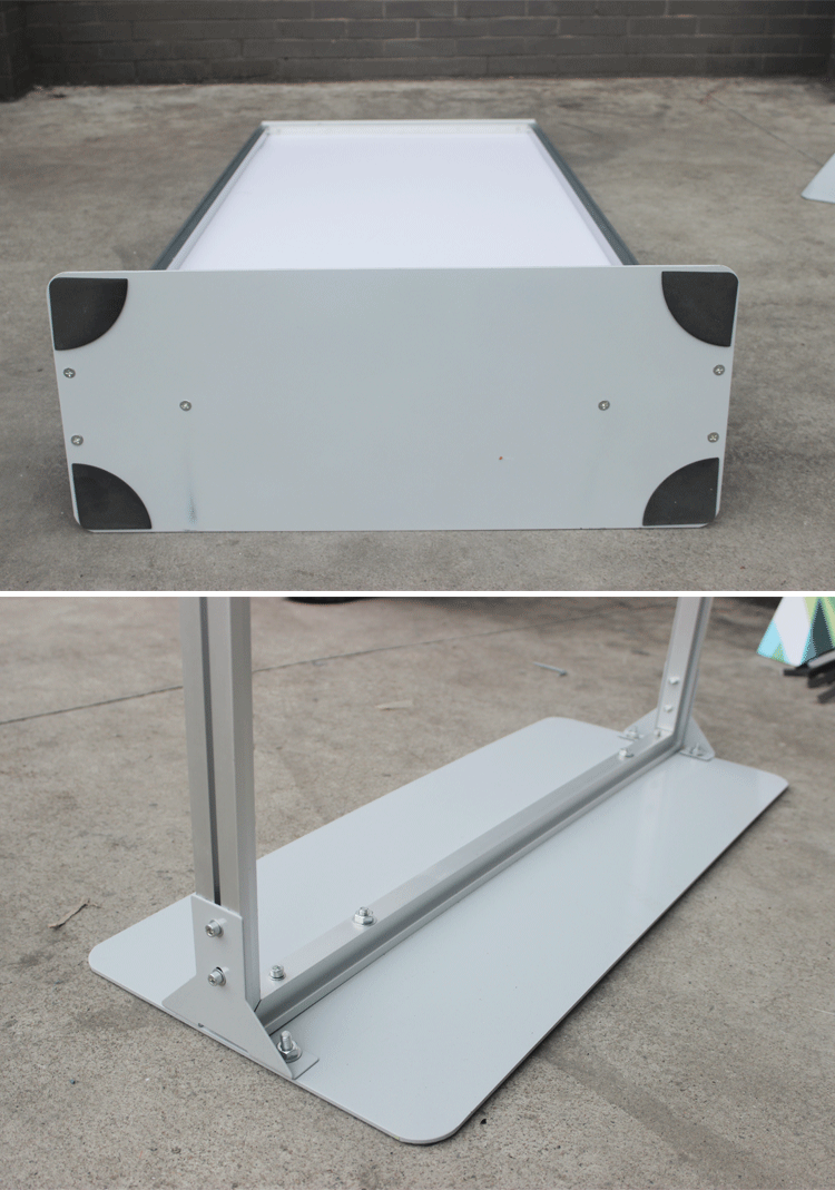 丽屏展示架80x180铝合金立牌广告架立式展架快展海报展架门型展架