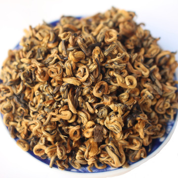 云南凤庆 滇红茶 蜜香金螺 红茶 金芽单芽 浓香耐泡 大量批发500g