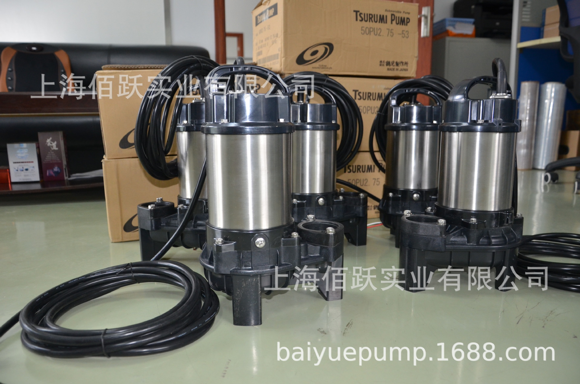 供应日本鹤见潜水泵pu系列 型号50pu2.75 不锈钢潜水泵不阻塞