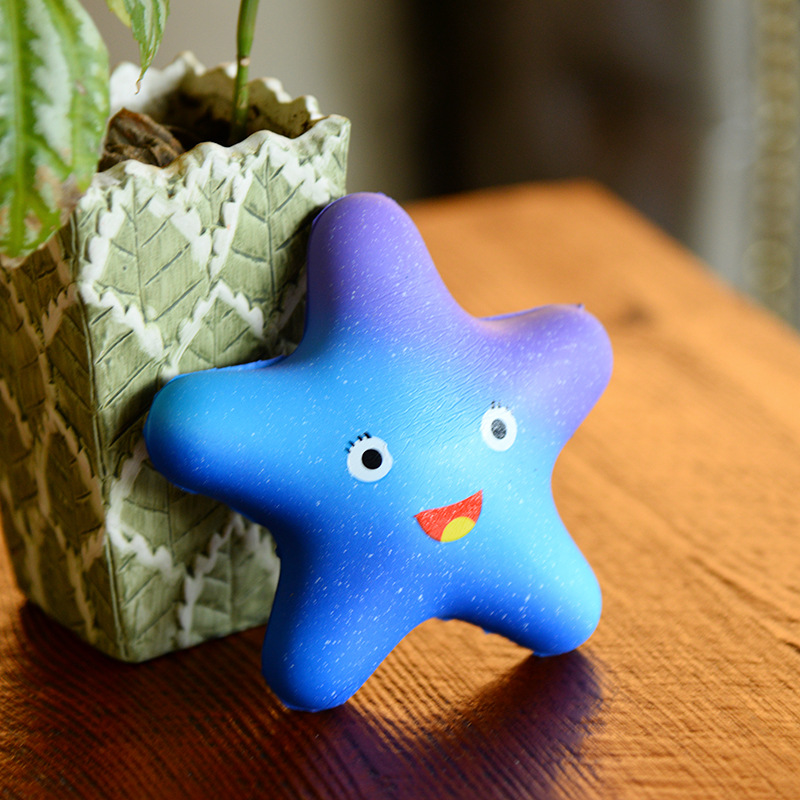 玩具新品 squishypu慢回弹仿真海星儿童玩具树脂工艺品解压玩具