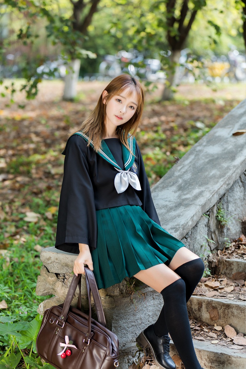 日系春秋学生jk制服cos哈利波特学院风水手服装制服百褶裙套装女