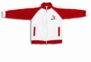 学生校服小学中学大学运动服款红白拼色 定制定做可选颜