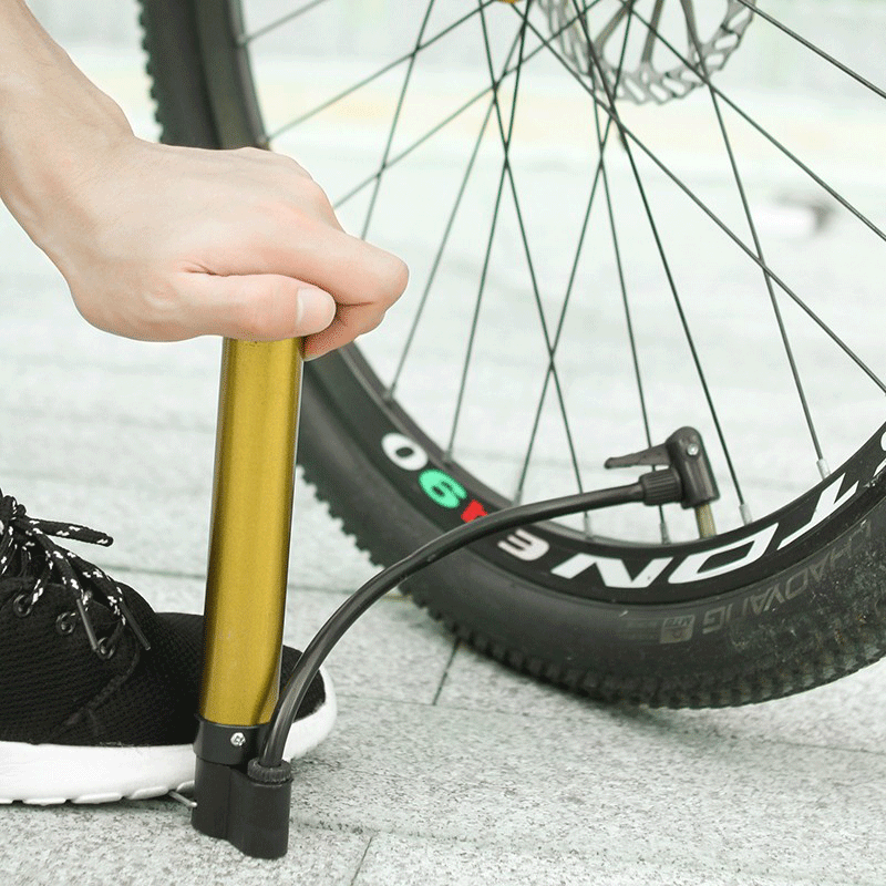 高压打气筒山地自行车迷你便携家用充篮球单车气筒