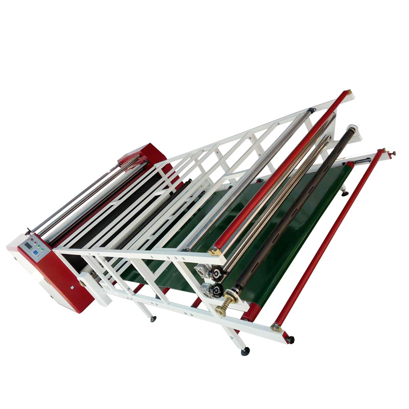 jy1700l滚同油温式热转印机 布料印花机 滚筒毯带脱离式印花机 欢