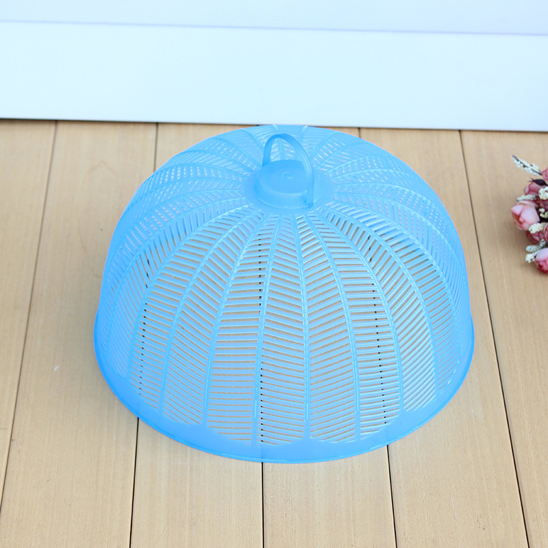 彩色塑料罩饭菜罩 厨房夏季防蝇防虫菜罩 圆形盖菜罩子食物罩