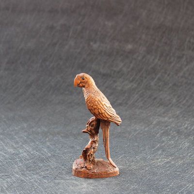 精雕收藏木雕摆件精品古玩黄杨木雕鸟家居工艺雕刻装饰品摆件