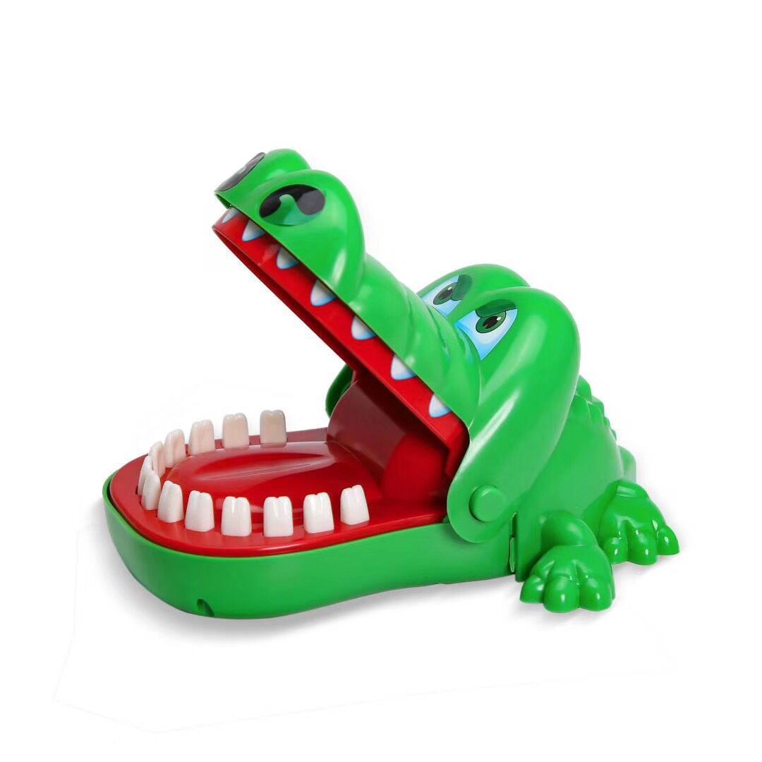 大号鳄鱼拔牙游戏 鳄鱼玩具咬手指 亲子游戏 整蛊大冒险玩具
