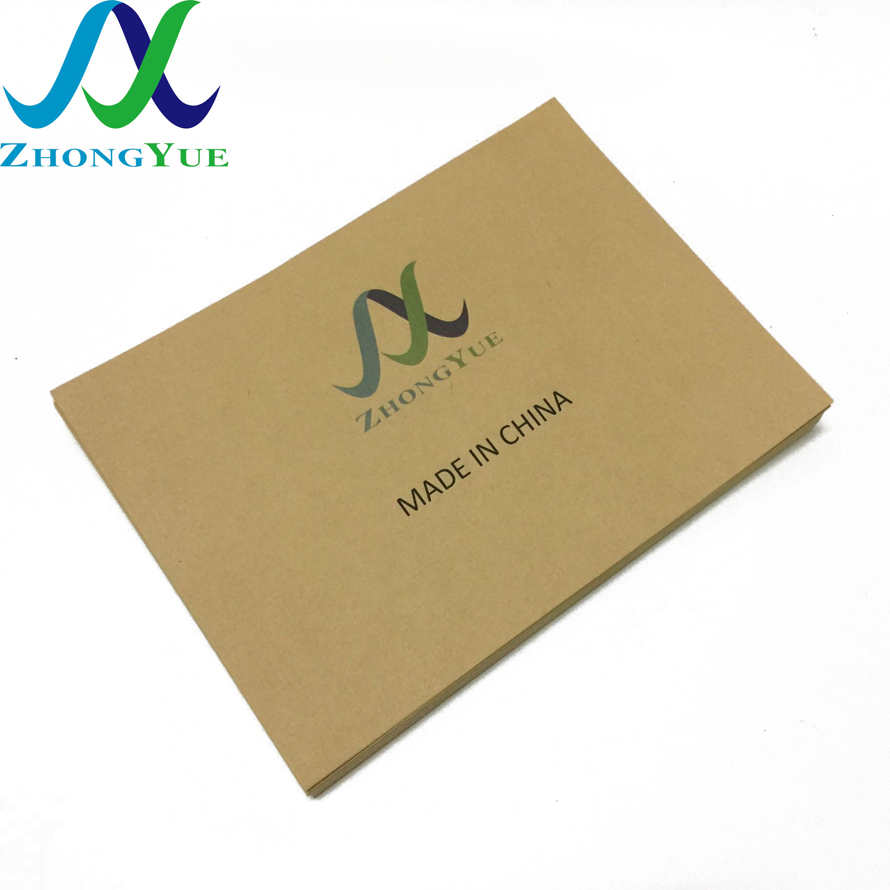 源头工厂a4强粘棕黄色牛皮不干胶标签纸箱修改贴可打印定制