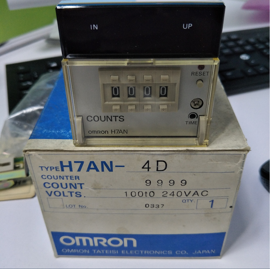 现货出售欧姆龙计数器h7an-4d ac100-240v全新原装实物图