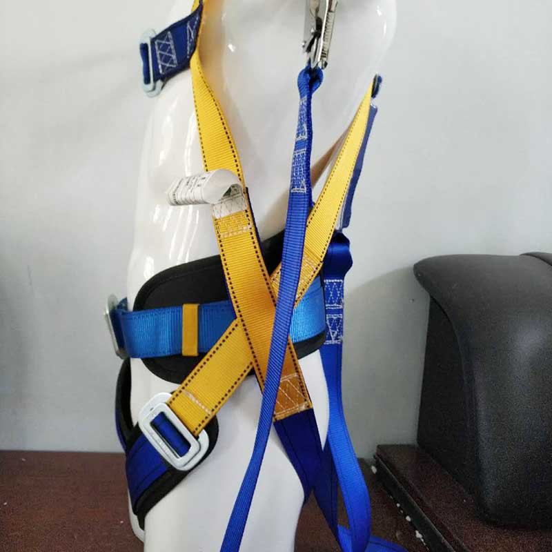 涤纶全身式围杆安全带 电工爬杆安全防坠落可抱杆多挂点安全带