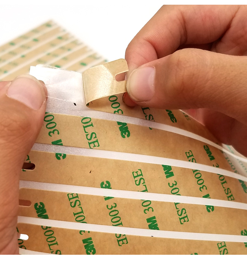 模切透明300lse强力高粘双面胶超薄透明耐温模切背胶任意规格加工