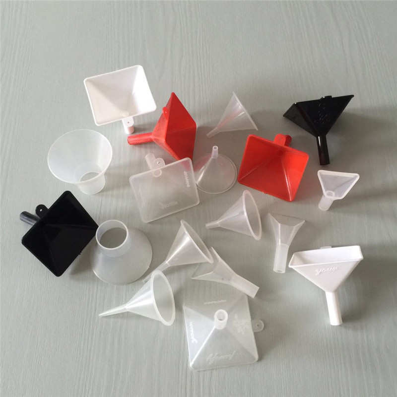 厂家热销黑色方形塑料漏斗50mm实验漏斗分液漏斗可定制