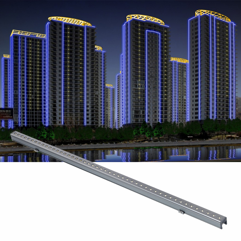 线条灯/灯条-厂家直销led带透镜底部藏线户外线条灯硬灯条防水高端