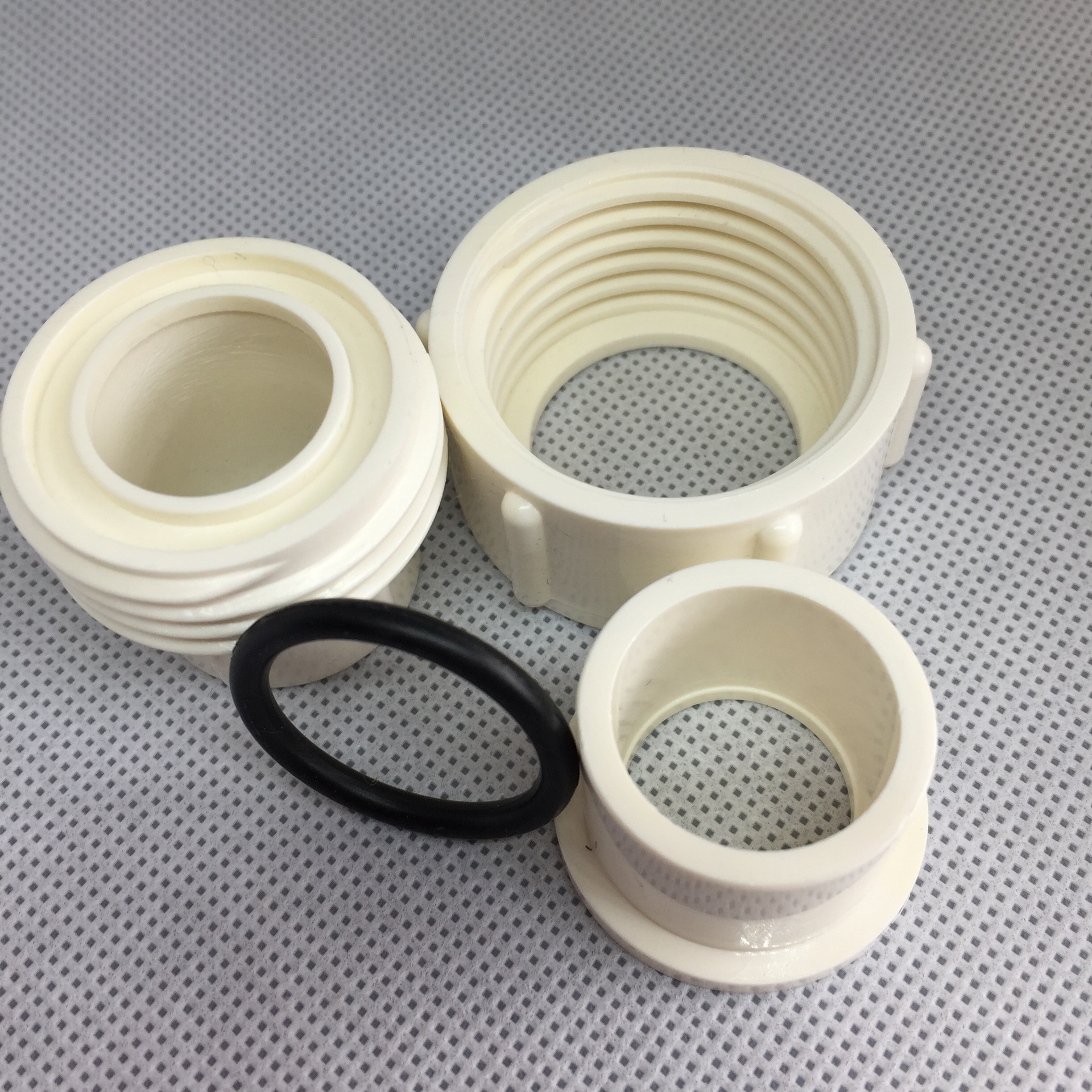 pvc活接头 20-110白色灰色给水管件油令油任头 快速接头