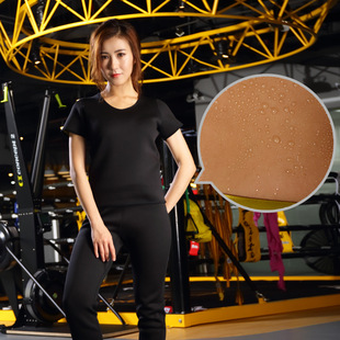 运动发汗爆汗服减肥女上衣排汗减肥服塑身健身跑步出汗暴汗套装女