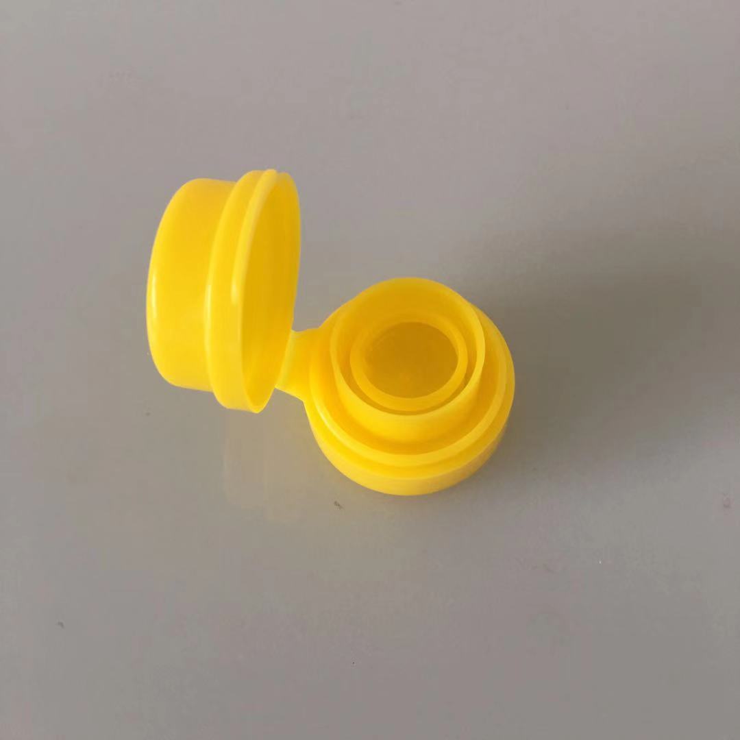 色拉油瓶盖 小口径内27外32油壶盖子拉环盖翻盖 塑料瓶盖pe材质