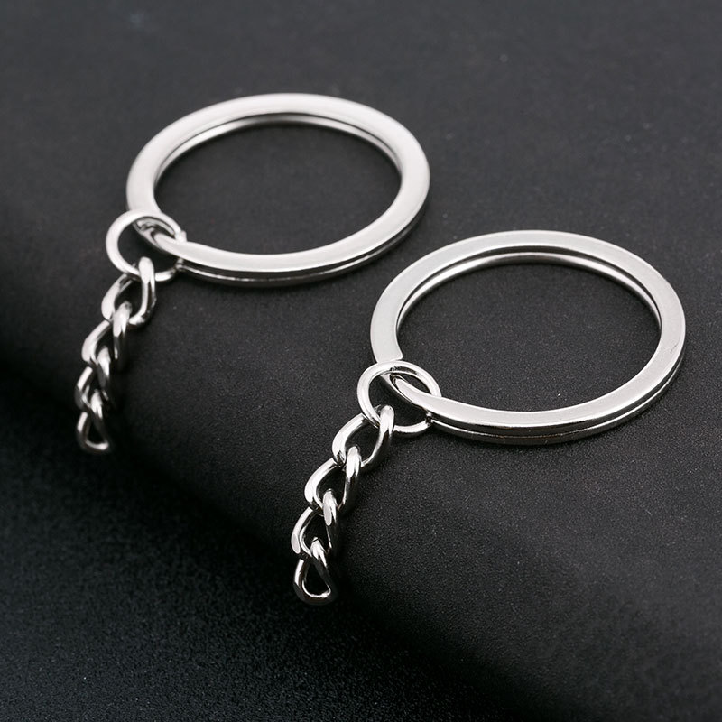 钥匙圈30平圈4节磨链 钥匙挂件配饰钥匙环 小礼品钥匙圈 厂家直销