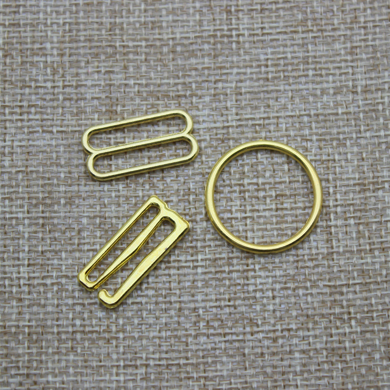 厂家批发合金电镀调节扣文胸内衣肩带调节扣9字扣环金银枪黑青铜