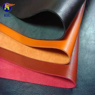 2018工厂直销优质pu荔枝纹超细纤维合成皮革鞋革箱包革