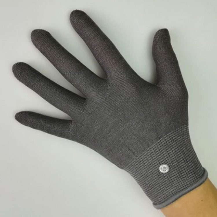 中宝华林dds按摩手套电疗手套藏生堂按摩银纤维手套灰色