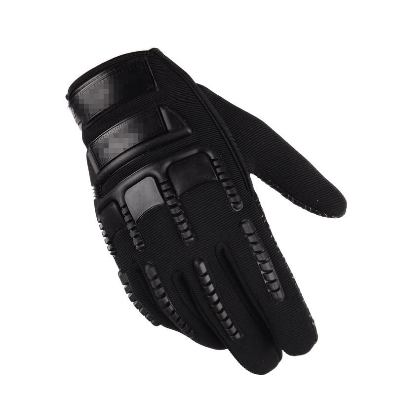Military Fans Tactical Full Finger Gloves Men's Autumn and Winter Special Forces Mountaineering Training Non-Slip Wear-Resistant Fitness Sports Outdoor Riding