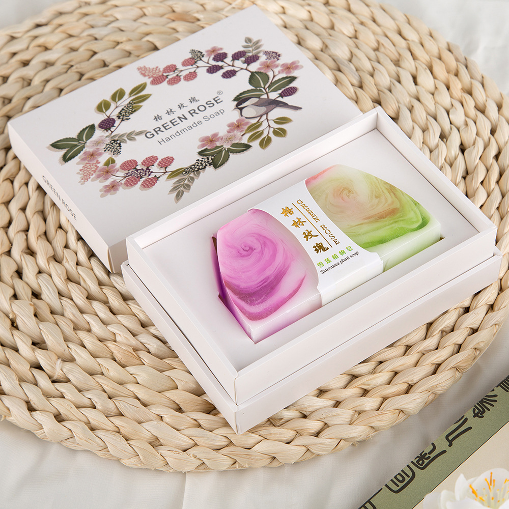 手工皂包装盒 配套店内手工皂 香皂盒 铁盒 木盒 透明纸盒 网袋