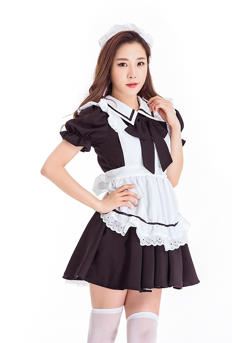 实拍 猫女郎女仆装餐厅服务员服侍女服装 动漫服装女佣装