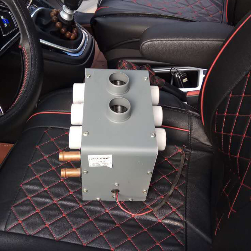汽车暖风机车载取暖器货车水暖空调12v24v紫铜管农用车加热器超热