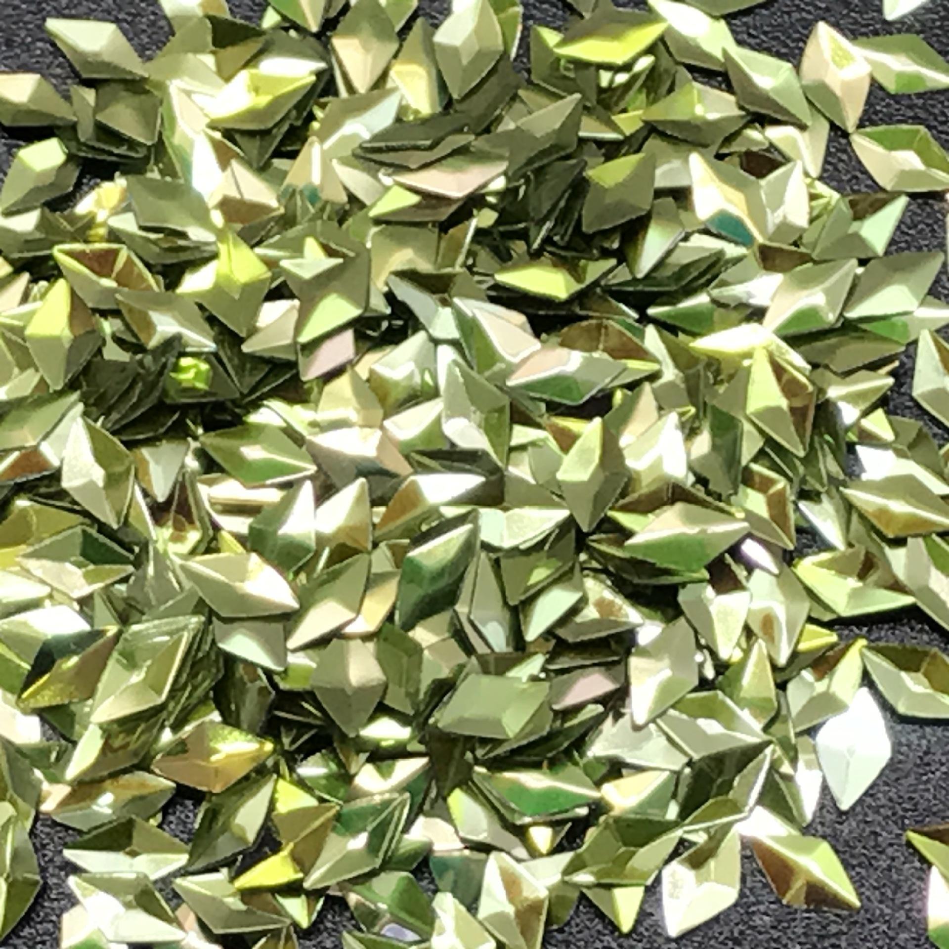 美甲饰品 亮片 12色3d立体菱形片