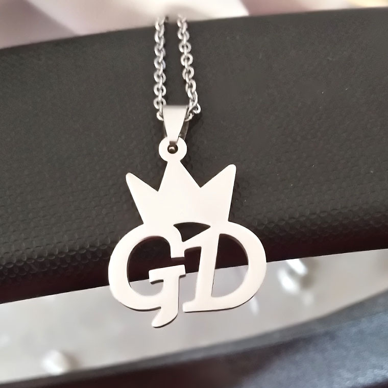bigbang周边权志龙gd标志项链不锈钢吊坠项链厂家直销