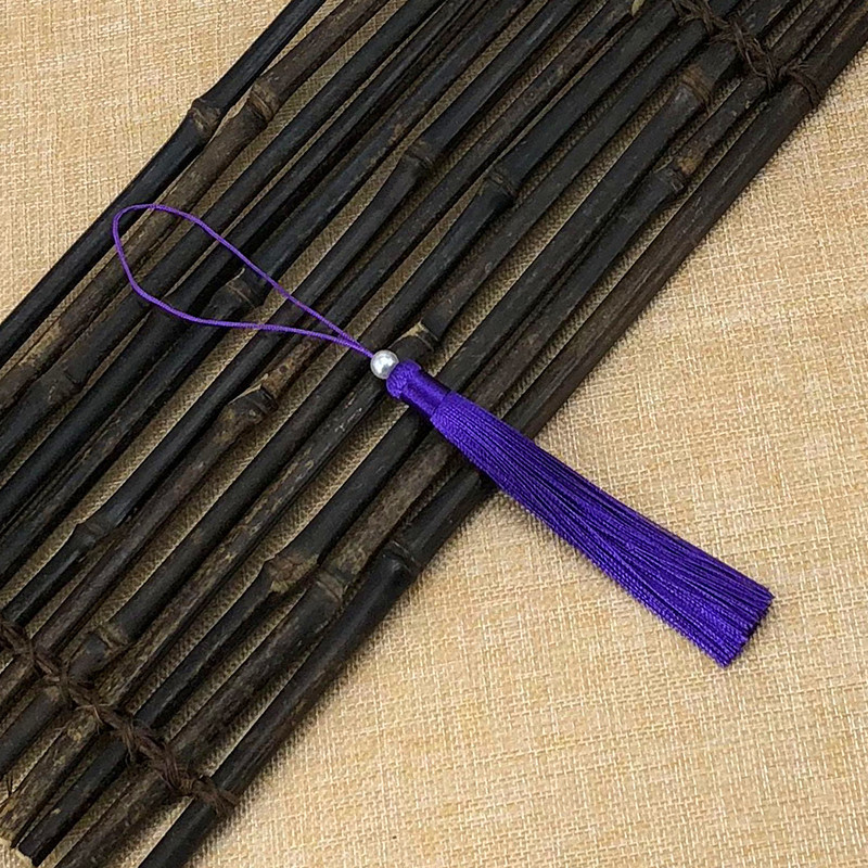 扇子流苏吊穗 手工刺绣团扇吊坠 仿珍珠中国结穗子香妃扇须批发