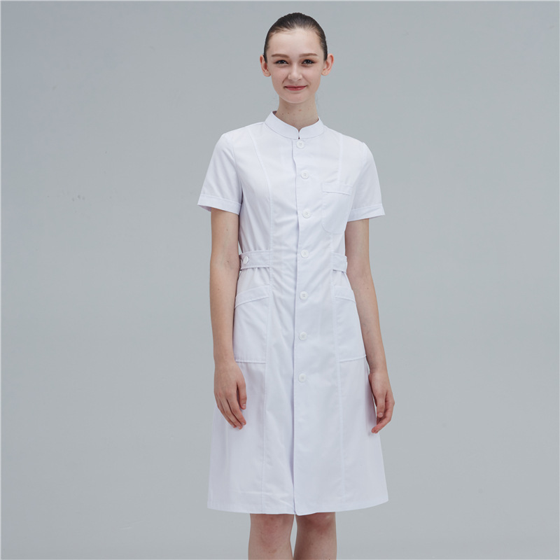 圣心缘医院导诊服牙科诊所护士服立领夏短袖美容工作服批发厂