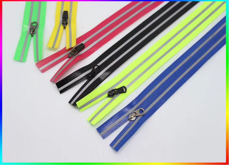 jds现货反穿3号尼龙彩色防泼水拉链pvc哑面亮面 用于防泼水包包