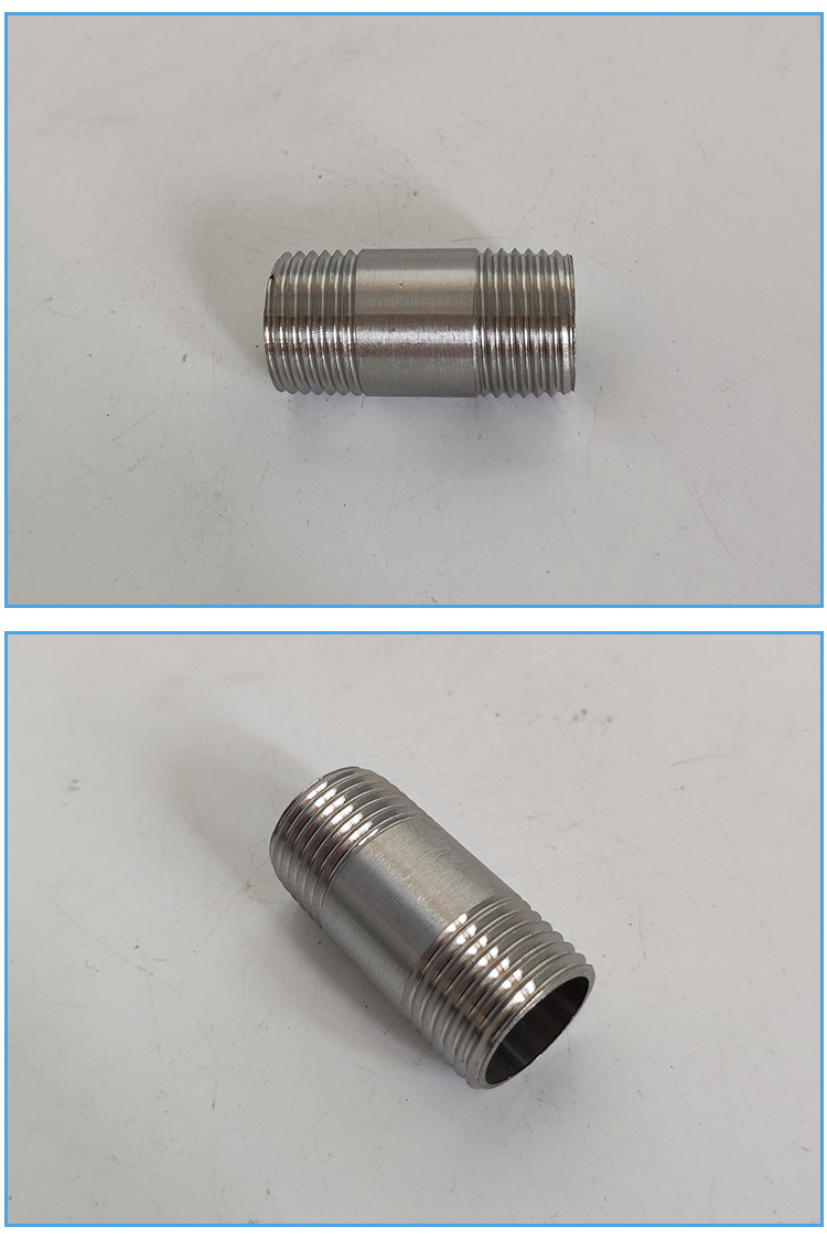 201/不锈钢管双头外丝不锈钢双外丝接头