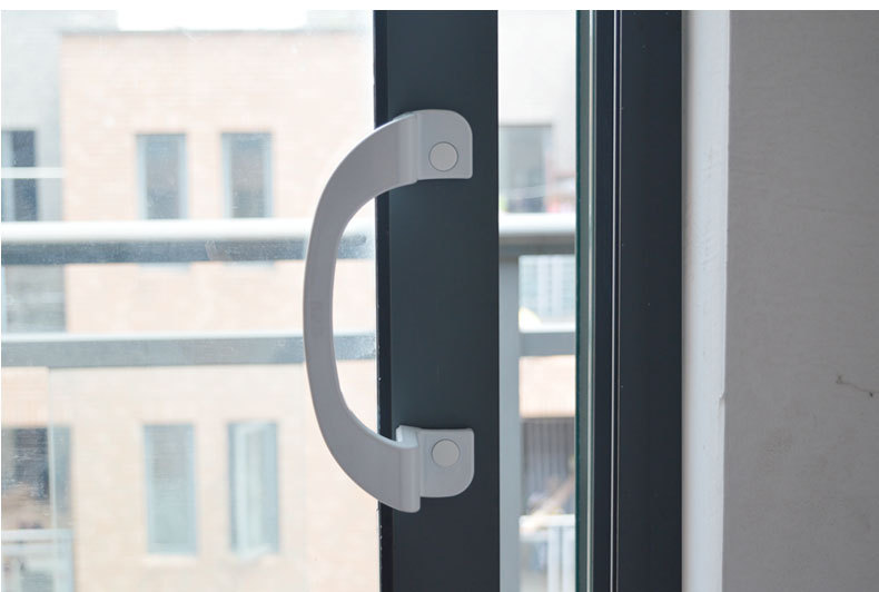 迪福德铝合金门拉手塑钢平移门把手阳台窗隔断门推拉大门c型把手