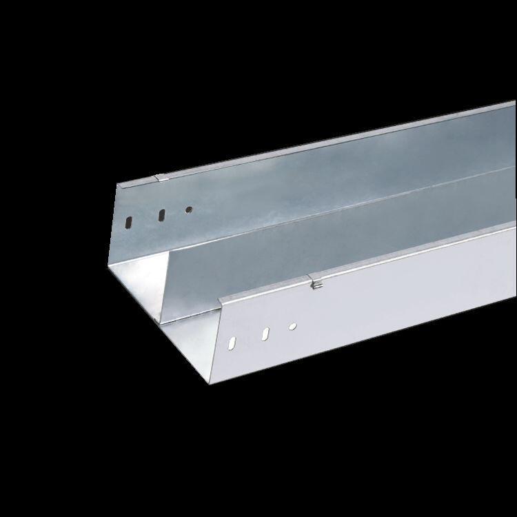 镀锌槽式桥架加隔板 100*50 明装走线槽可定制防火 不锈钢 铝合金