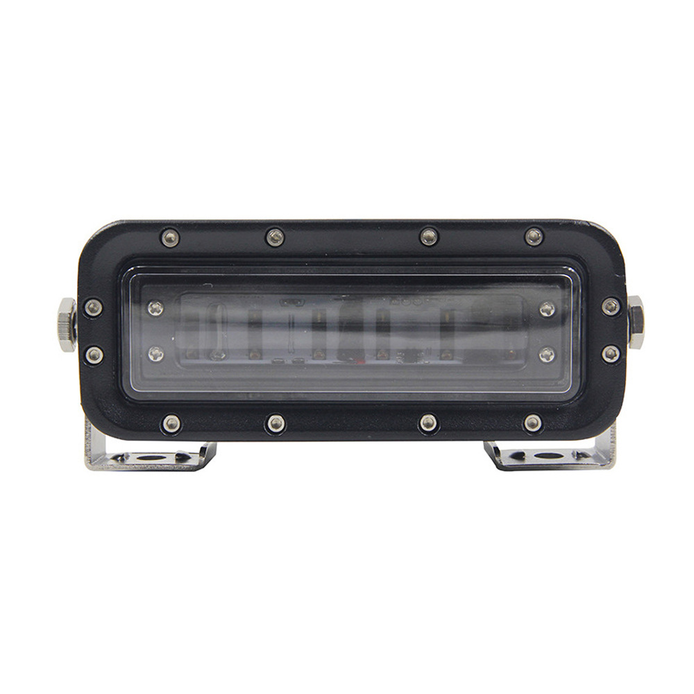 30w 叉车灯 一字叉车灯 蓝光灯 红光灯 10-80v铲车灯