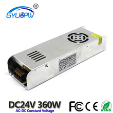 厂家直销灯箱电源24V360W直流电源 24V15A打印机模组灯条电源