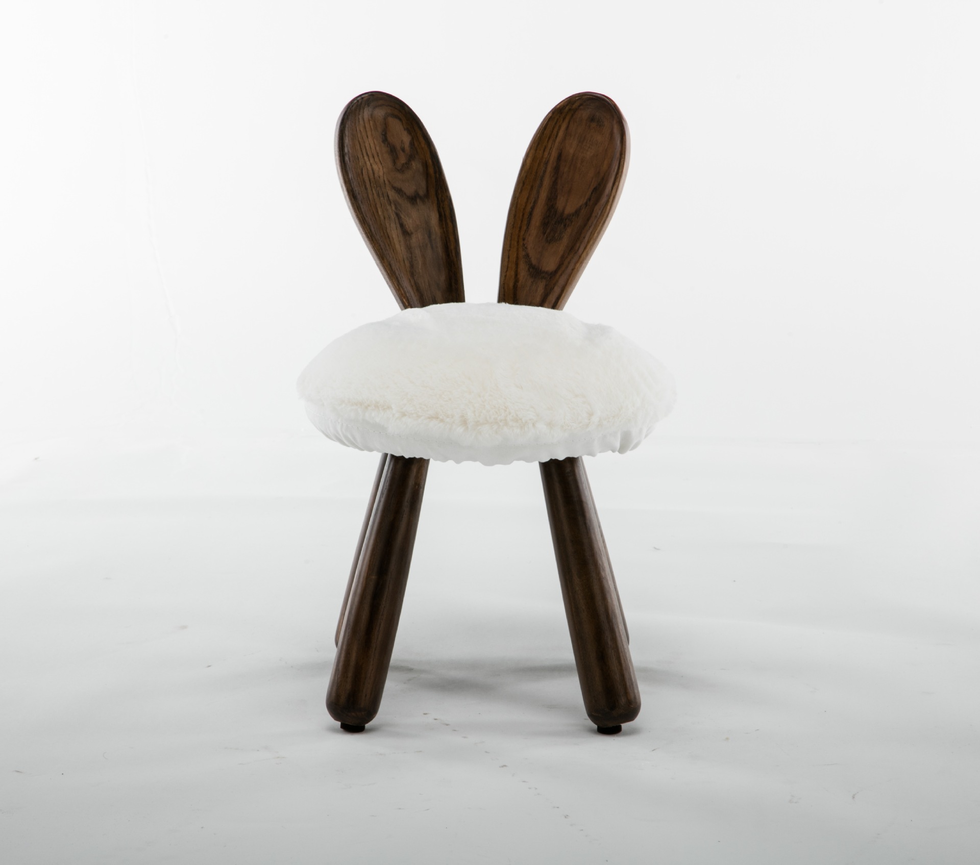 最新北欧儿童木制椅可爱小动物凳子儿童房装饰 animal stools