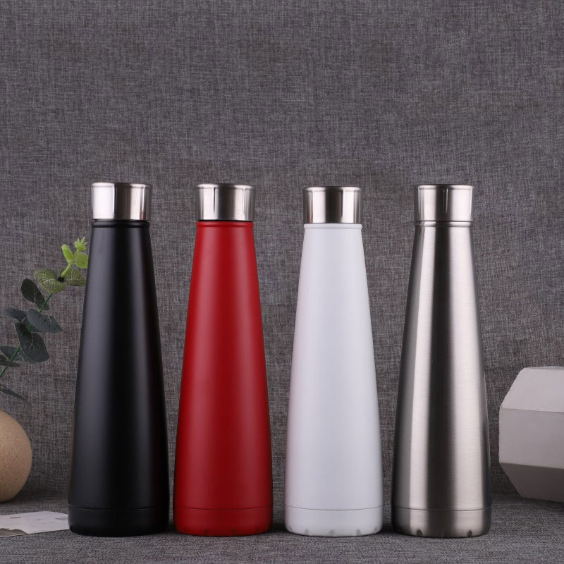 Factory Direct Supply New Vacuum Stainless Steel Second Generation Coke Bottle Vacuum Cup Outdoor Sports and Casual Colored Water Cup