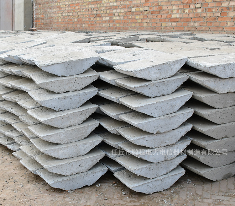 拉线地锚石 电力通讯器材拉线盘地锚石 水泥制品底盘