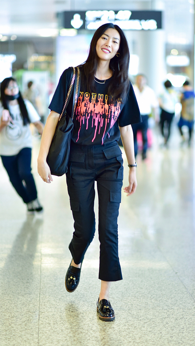 明星同款杨幂短袖t恤女时尚简约体恤2018新款夏装韩版上衣百搭潮